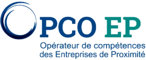 Logo OPCO EP – Opérateur de compétences des entreprises de proximité